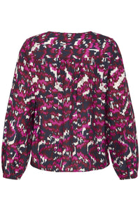 FRANSA Printed Blouse