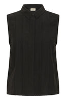 FRANSA Pleated Front Blouse