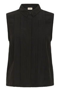 FRANSA Pleated Front Blouse