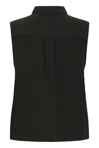FRANSA Pleated Front Blouse