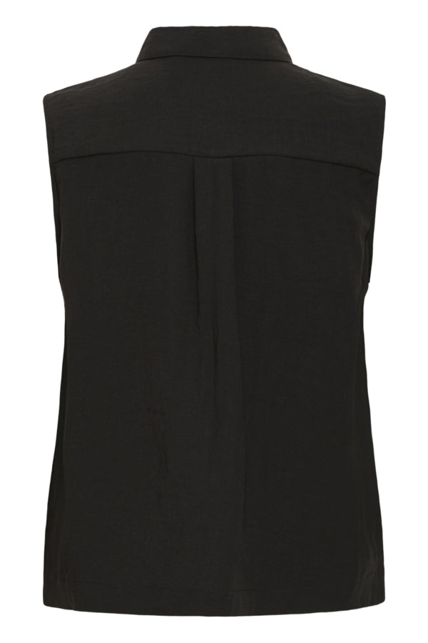 FRANSA Pleated Front Blouse