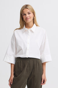 FRANSA Short-Sleeve Blouse
