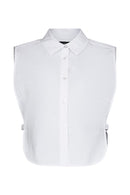 SUNDAY Faux White Collar Top