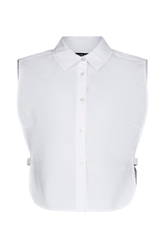 SUNDAY Faux White Collar Top