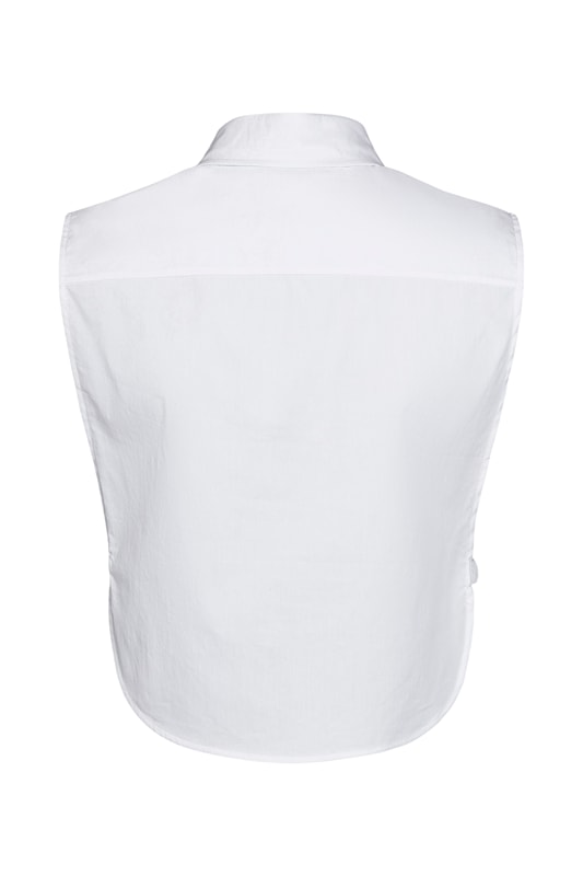 SUNDAY Faux White Collar Top