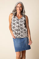 HABITAT Sleeveless Printed Blouse
