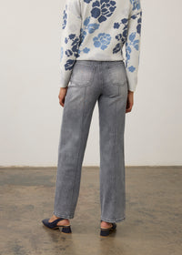 FDJ Olivia Pintuck Wide Leg Denim