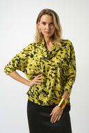 JOSEPH RIBKOFF Animal Print Blouse
