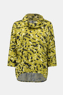 JOSEPH RIBKOFF Animal Print Blouse