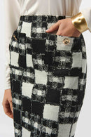 JOSEPH RIBKOFF Patterned Skirt