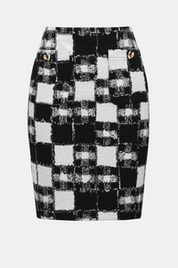 JOSEPH RIBKOFF Patterned Skirt