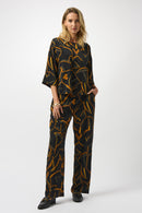 JOSEPH RIBKOFF Geometric Pattern Top