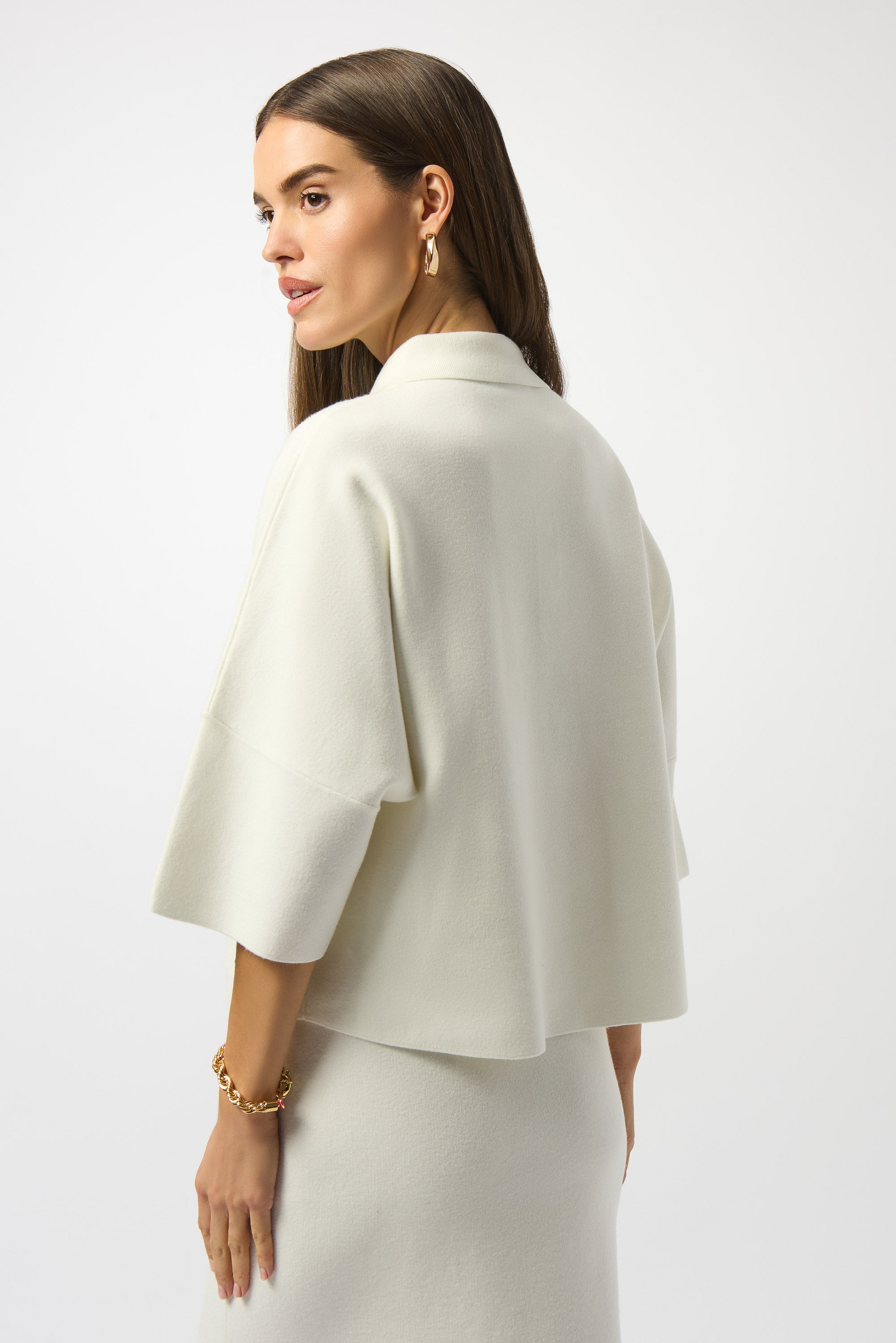 JOSEPH RIBKOFF Collared Sweater