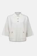 JOSEPH RIBKOFF Collared Sweater