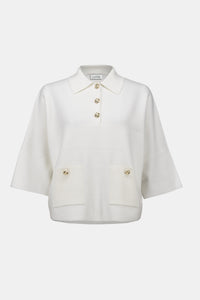 JOSEPH RIBKOFF Collared Sweater