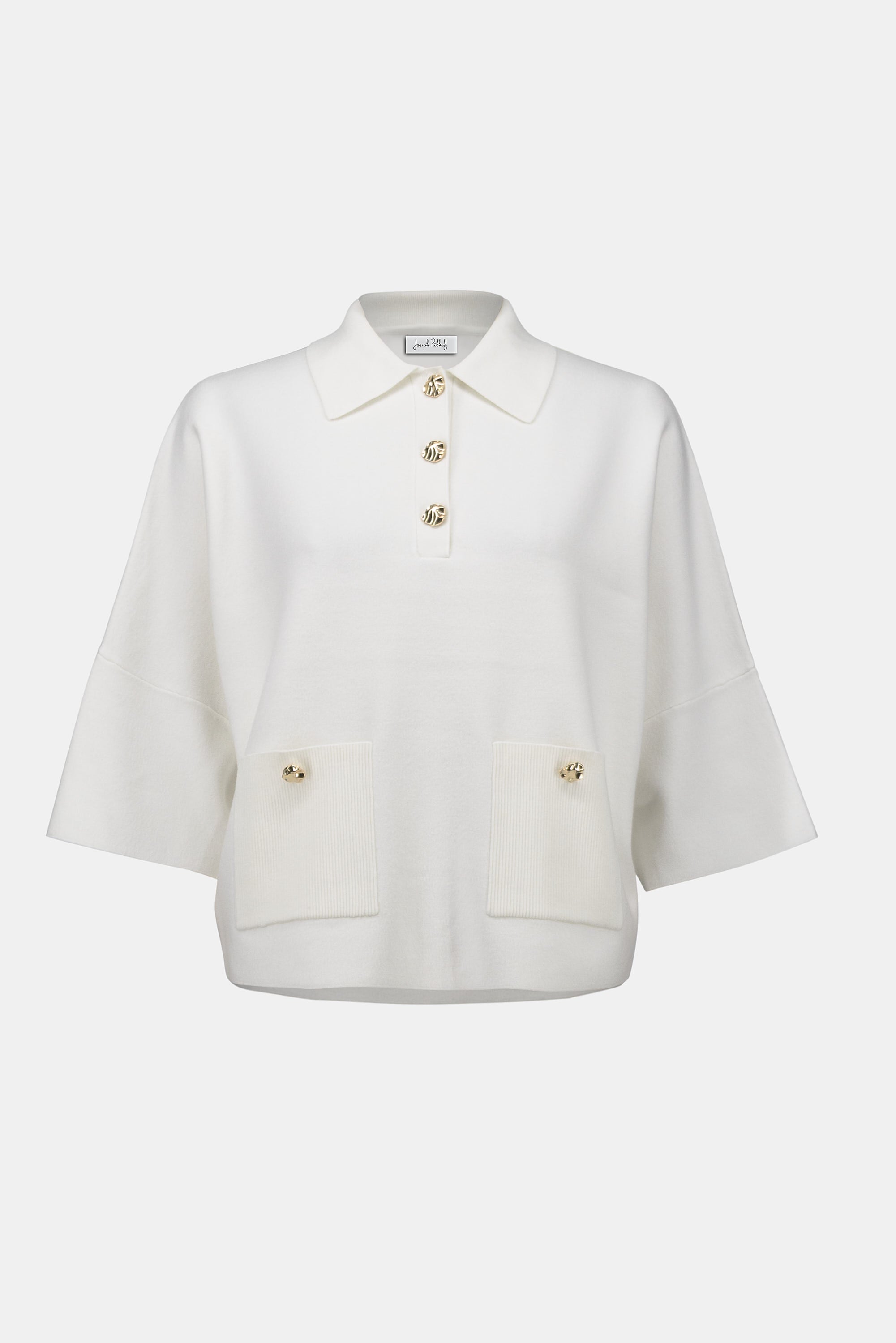 JOSEPH RIBKOFF Collared Sweater