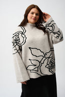 JOSEPH RIBKOFF Mock Neck Sweater