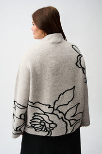 JOSEPH RIBKOFF Mock Neck Sweater