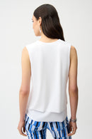 JOSEPH RIBKOFF Silky Knit Sleeveless Top