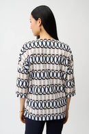 JOSEPH RIBKOFF Patterned Blouse