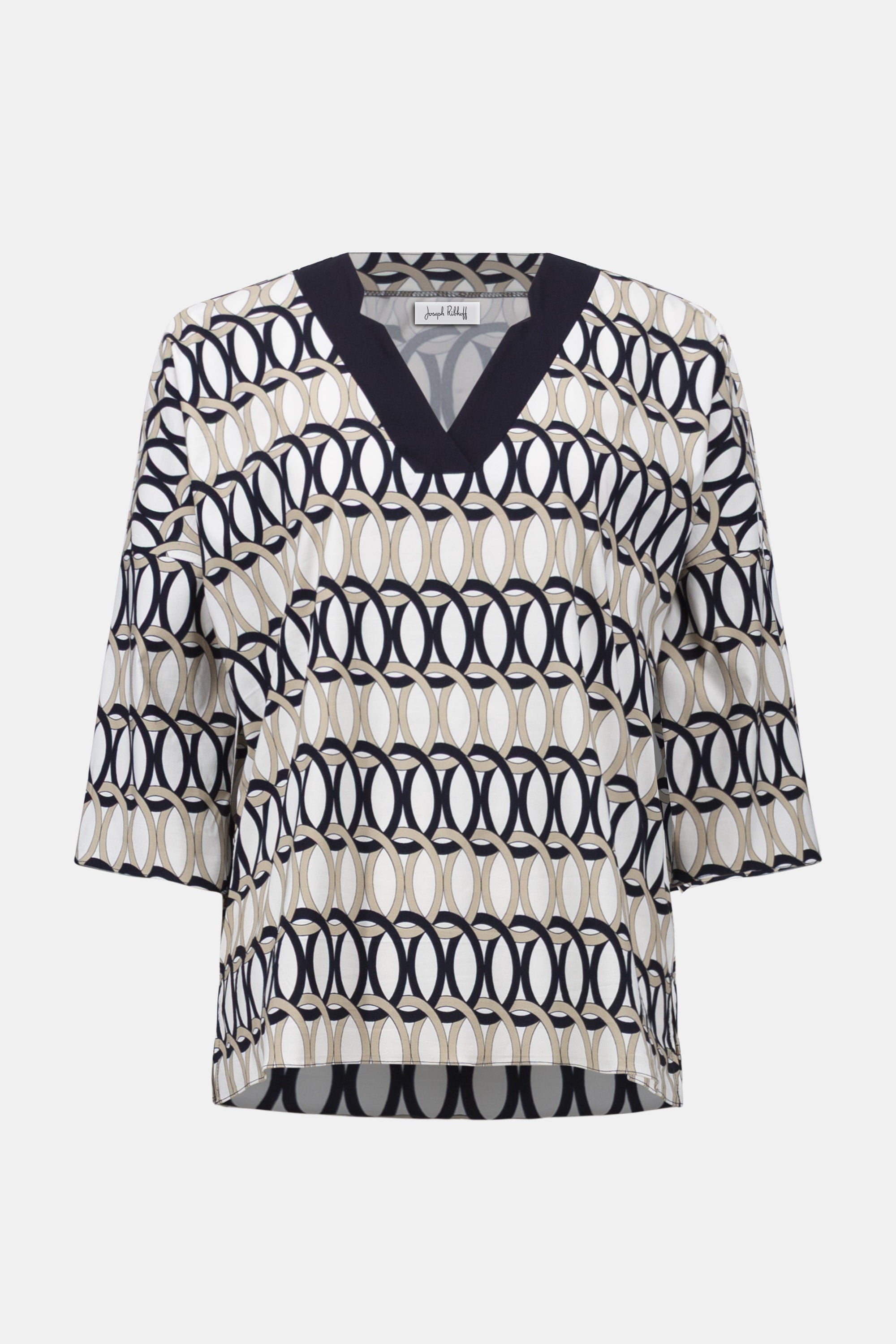 JOSEPH RIBKOFF Patterned Blouse