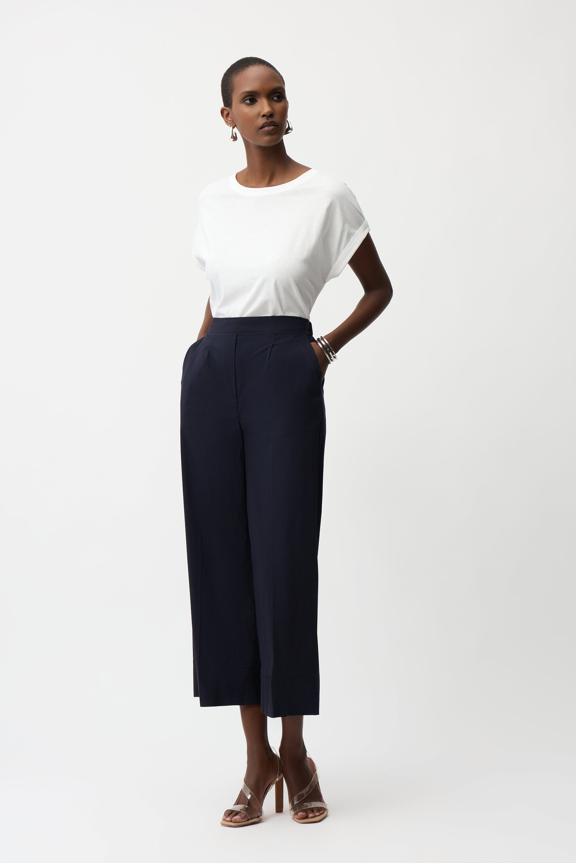 JOSEPH RIBKOFF Cotton Culottes