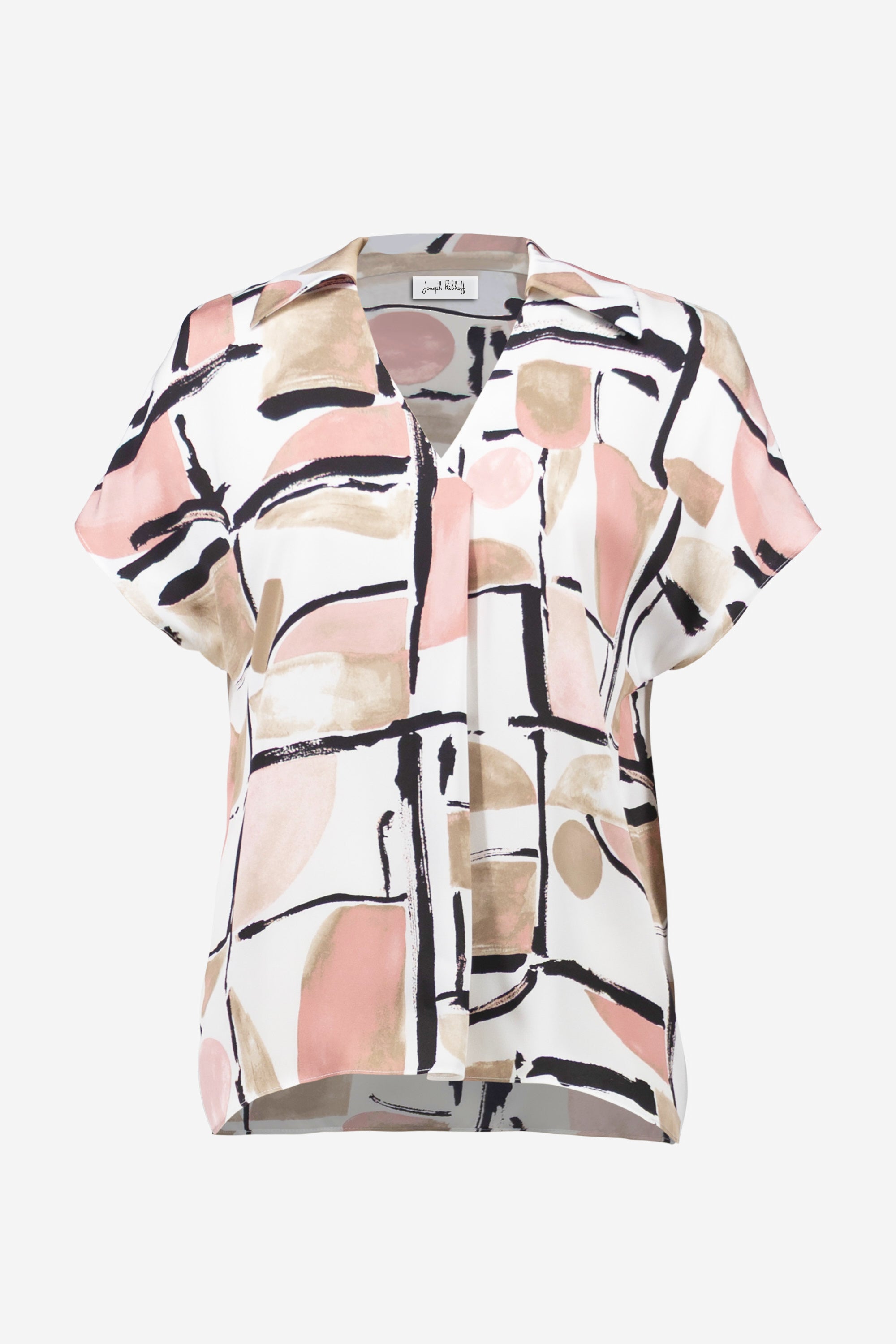 JOSEPH RIBKOFF Satin Boxy Blouse