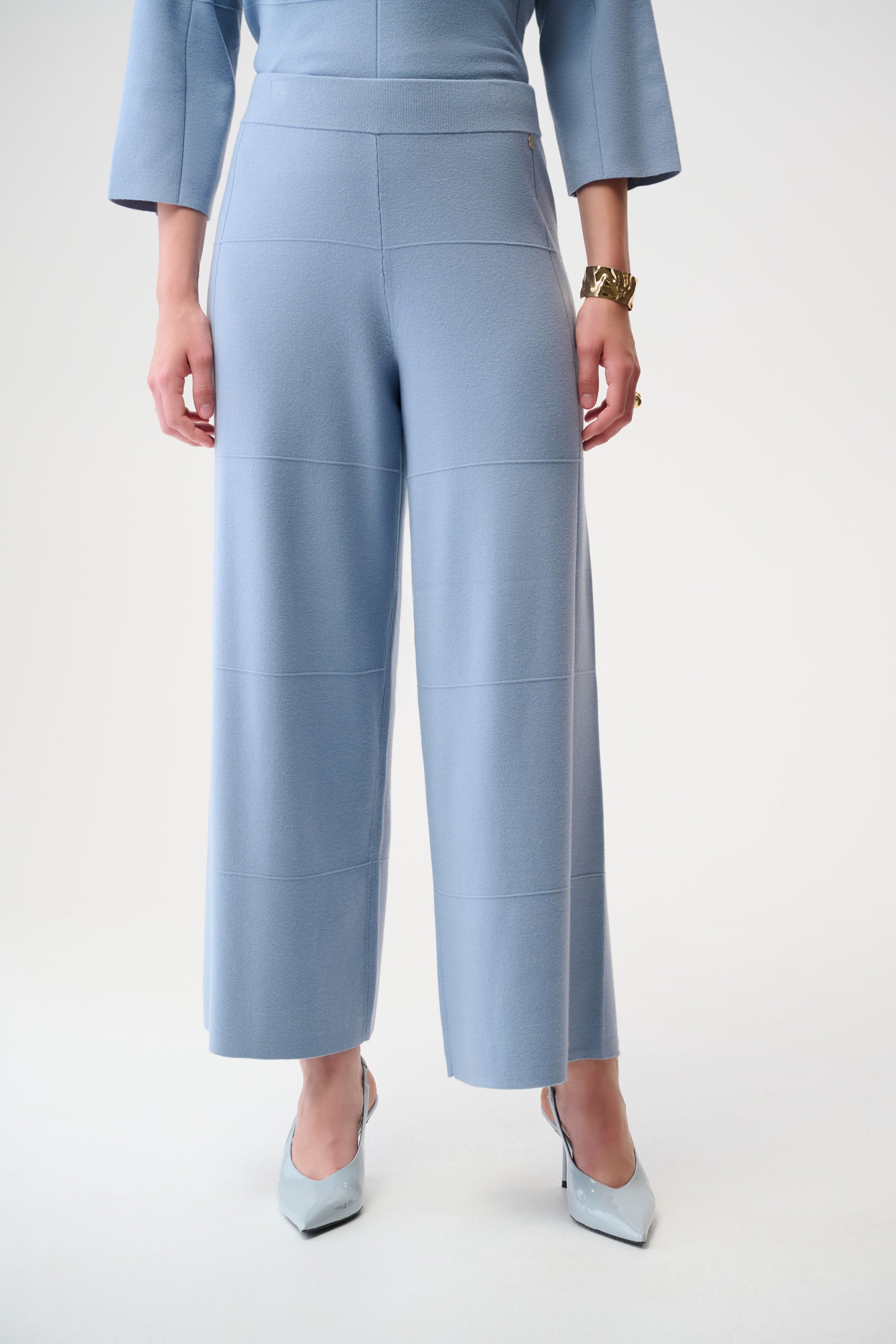 JOSEPH RIBKOFF Brushed Viscose Culotte Pants