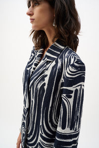 JOSEPH RIBKOFF Patterned Blazer