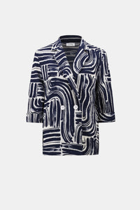 JOSEPH RIBKOFF Patterned Blazer