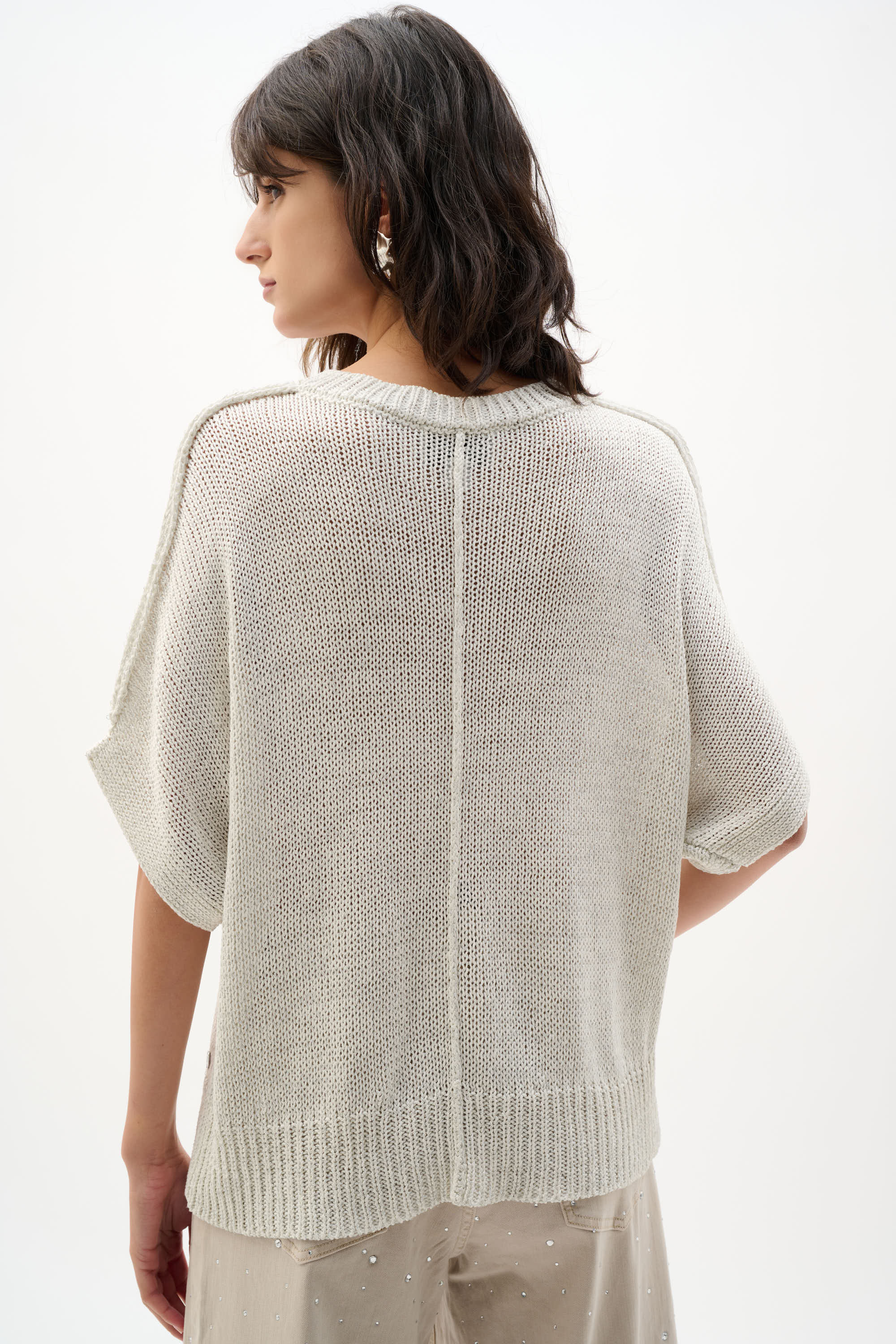 JOSEPH RIBKOFF Short-Sleeve Sweater