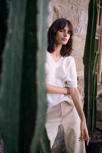 JOSEPH RIBKOFF Short-Sleeve Sweater