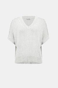 JOSEPH RIBKOFF Short-Sleeve Sweater