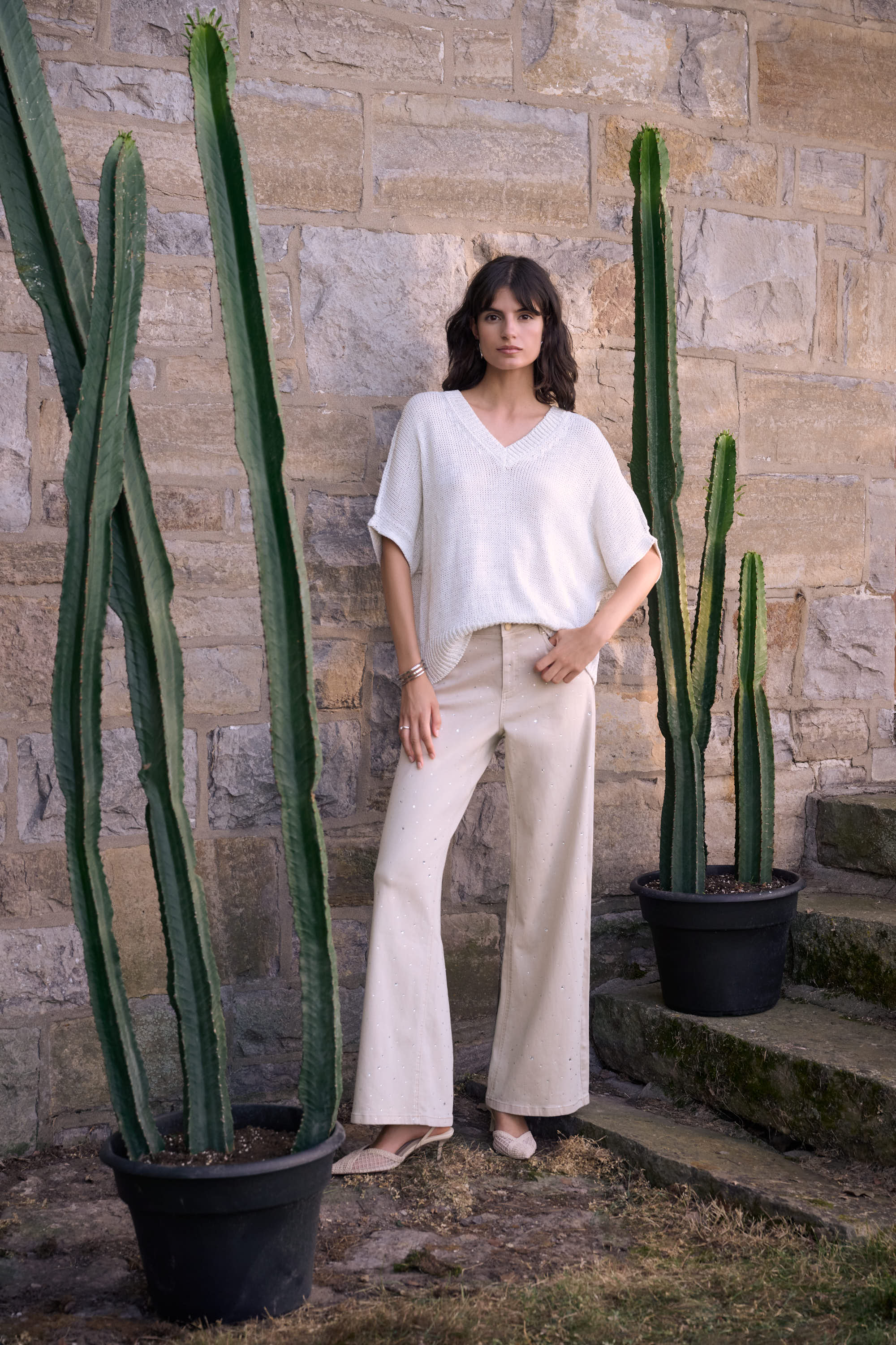 JOSEPH RIBKOFF Sparkle Denim
