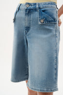 JOSEPH RIBKOFF Denim Shorts