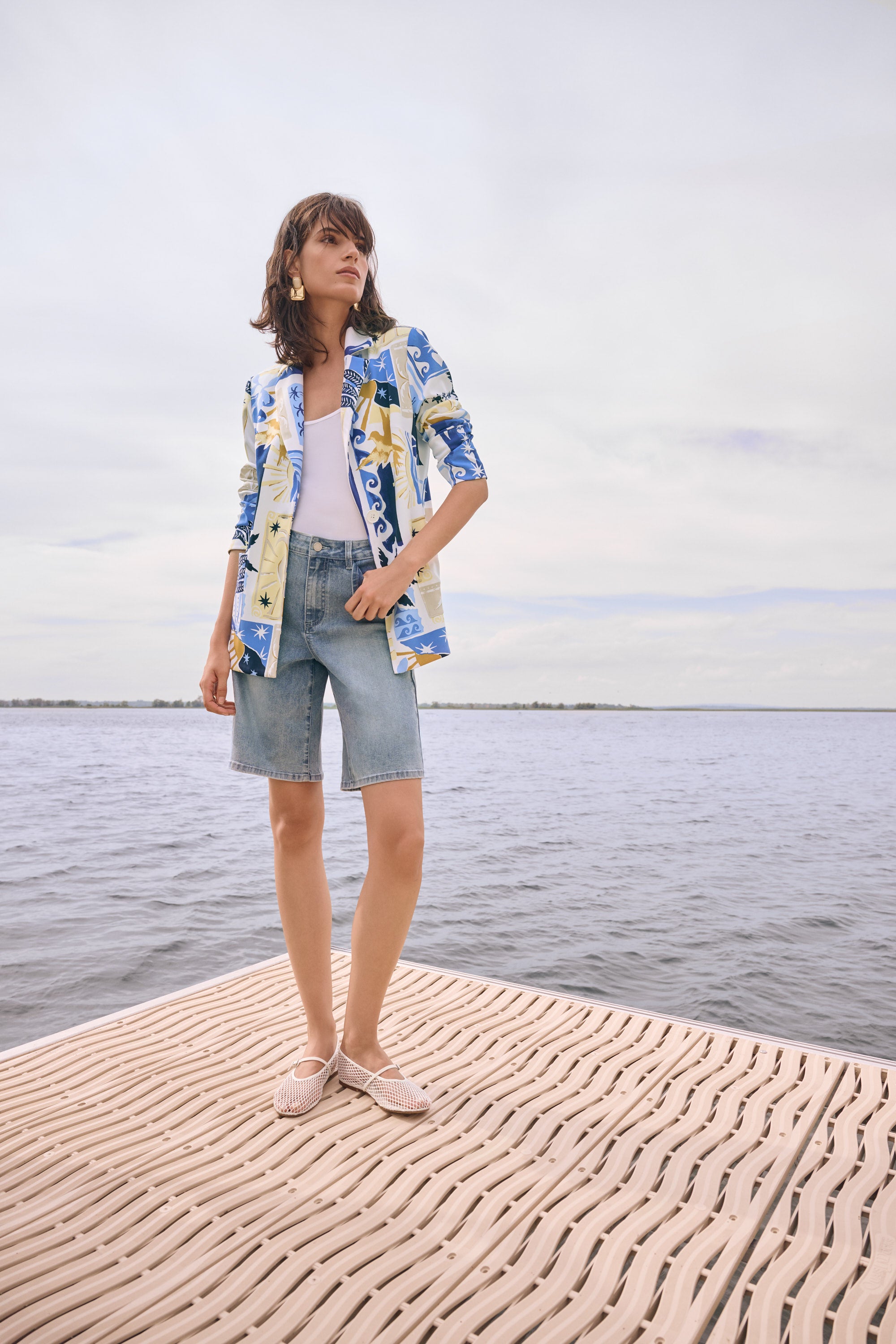 JOSEPH RIBKOFF Denim Shorts