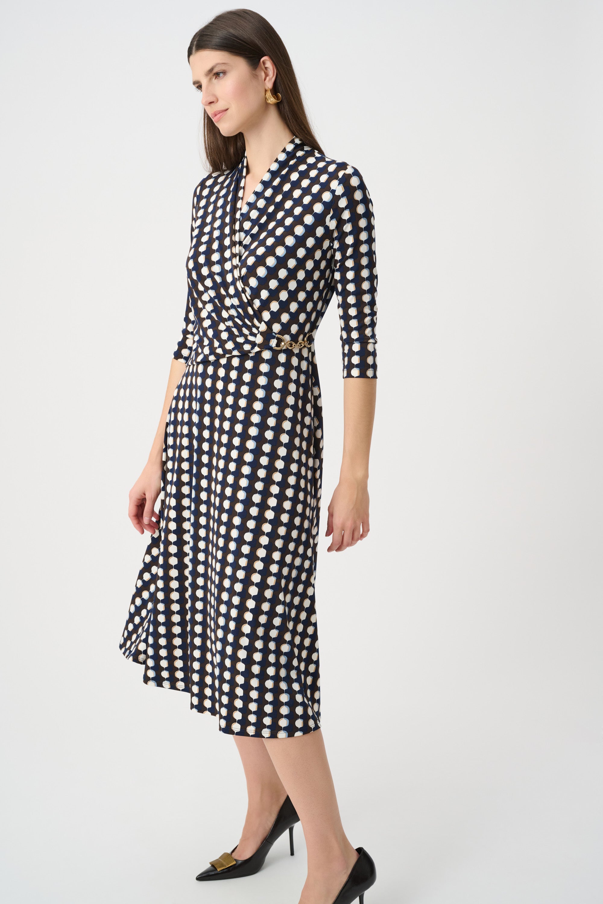 JOSEPH RIBKOFF Fit and Flare Dress