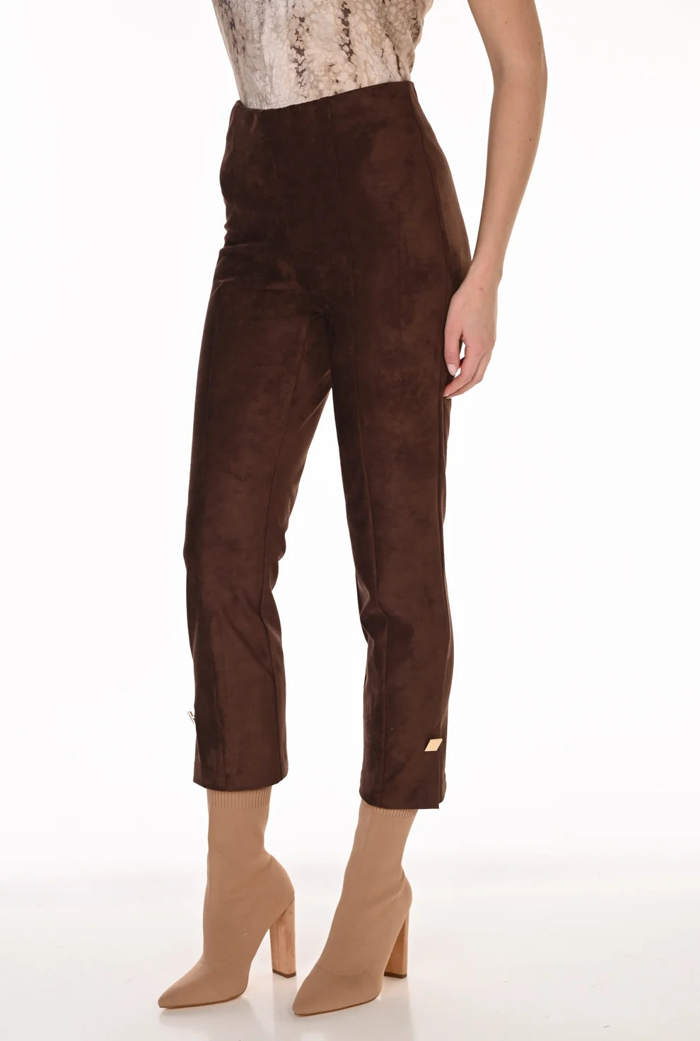 FRANK LYMAN Suede Pants