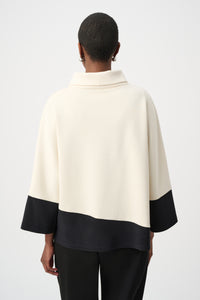 JOSEPH RIBKOFF Colour Block Trapeze Top