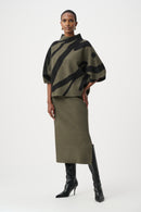 JOSEPH RIBKOFF Abstract Jacquard Sweater
