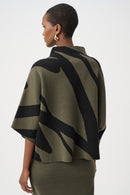 JOSEPH RIBKOFF Abstract Jacquard Sweater