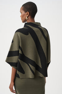 JOSEPH RIBKOFF Abstract Jacquard Sweater