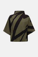 JOSEPH RIBKOFF Abstract Jacquard Sweater