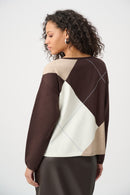 JOSEPH RIBKOFF Argyle Sweater