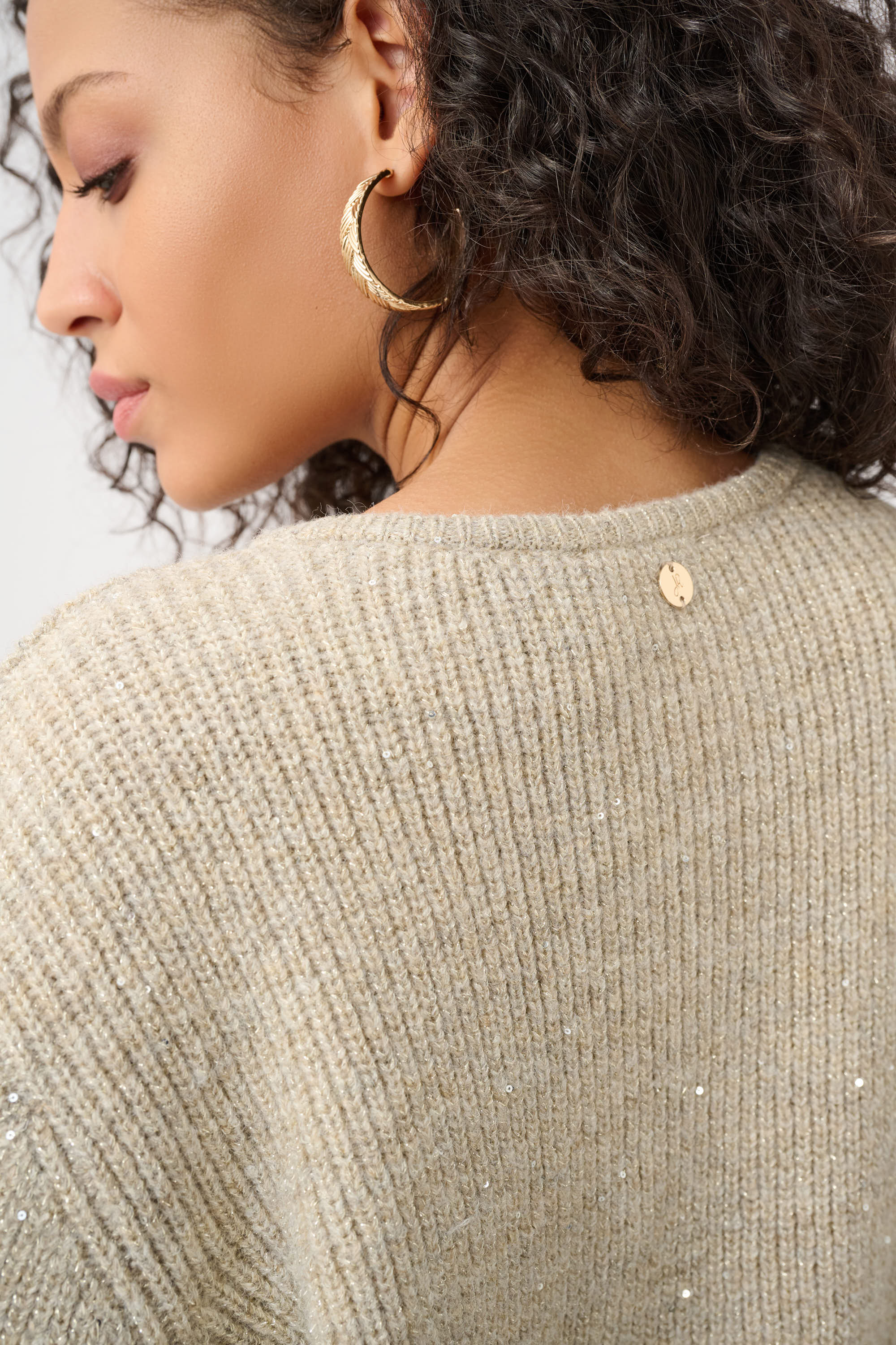 JOSEPH RIBKOFF Boxy Crewneck Sweater