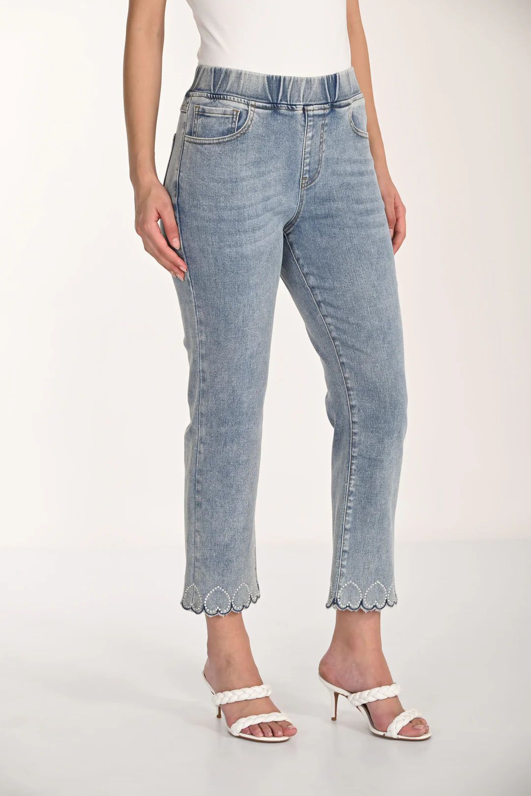 FRANK LYMAN Embellished Jeans