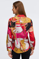 FOXCROFT Patterned Blouse