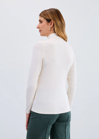 FDJ Long Sleeve Mock Neck Top