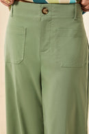 TRIBAL Wide Leg Ankle Pants