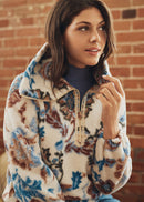 FDJ 1/2 Zip Sherpa Popover Jacket
